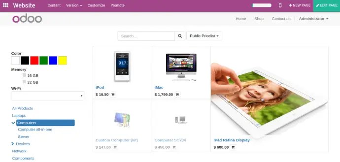 Tienda adaptable a cualquier dispositivo Ejemplo de tienda online adaptada a móviles y tablets, asegurando una experiencia de compra fluida desde cualquier dispositivo.