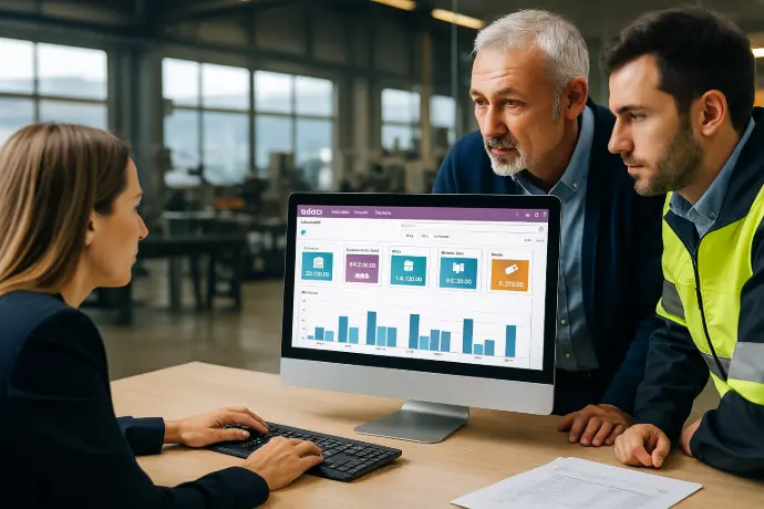 Automatiza tu contabilidad y toma mejores decisiones Control financiero completo y en tiempo real con Odoo
